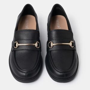 Wyldr Black Leather-Lower Classic Loafer